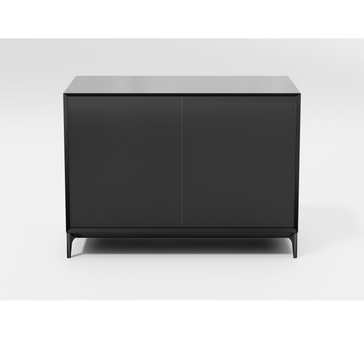 Прямий комод із дверцятами без ручок Delta 3 Gray3